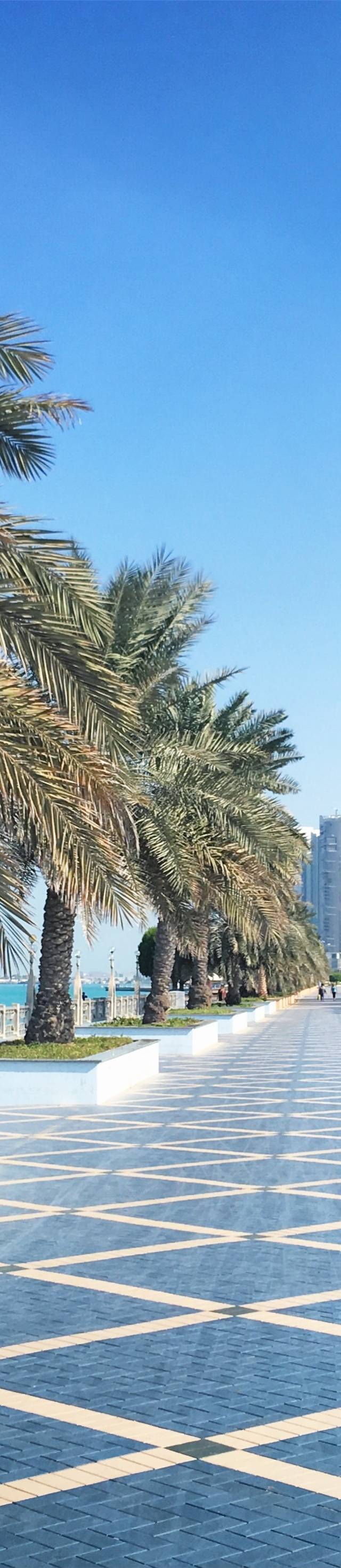 Corniche and Al Markaziyah in abu dhabi