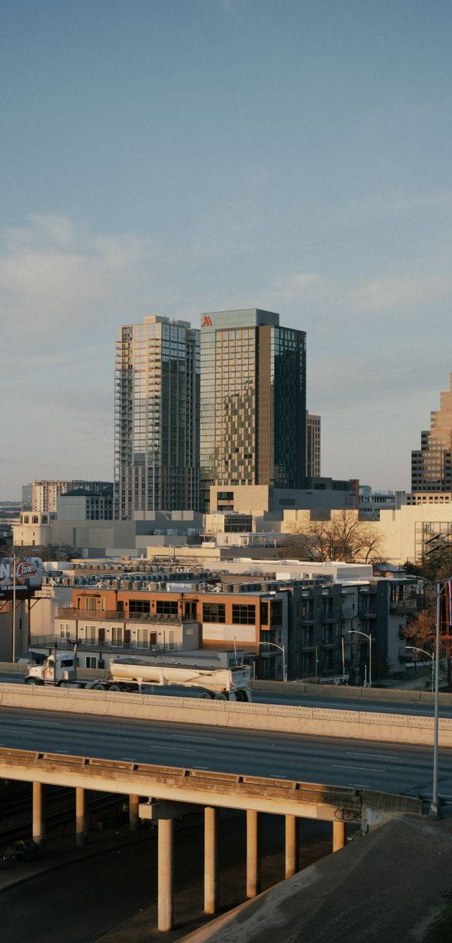 Downtown and Warehouse District in austin