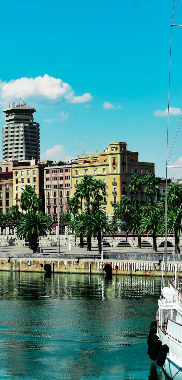 Barceloneta and Port Vell in barcelona
