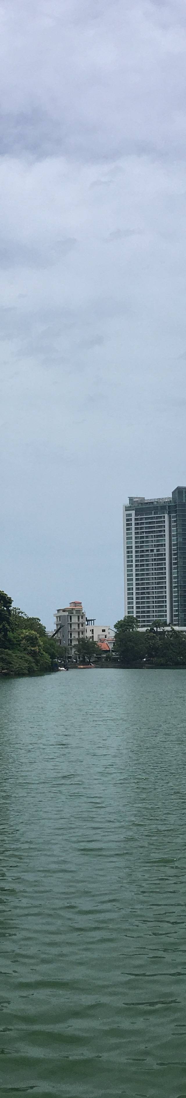 Slave Island and Beira Lake in colombo