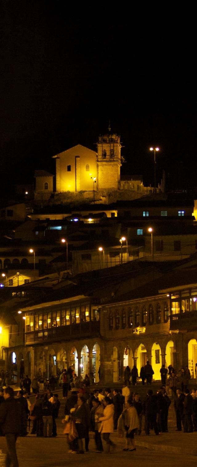 San Cristobal and Sacsayhuaman slope in cusco