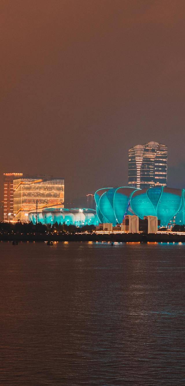 Qianjiang New City and Binjiang in hangzhou
