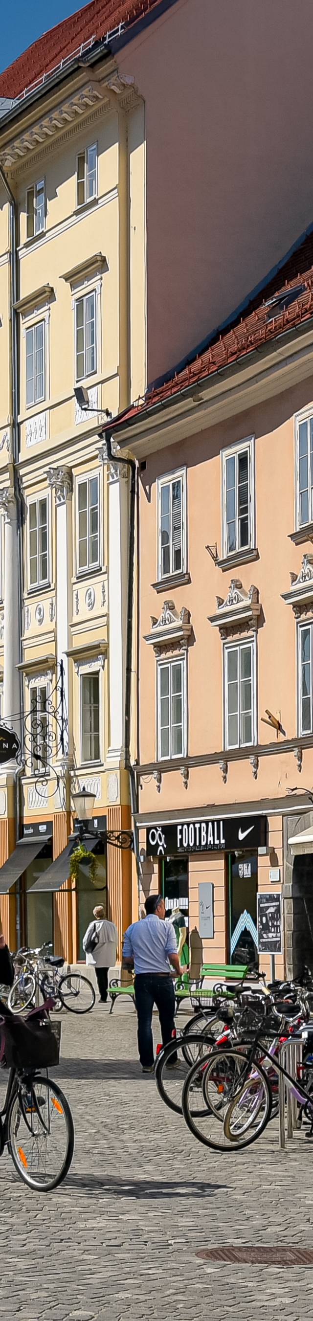 Center and Old Town in ljubljana