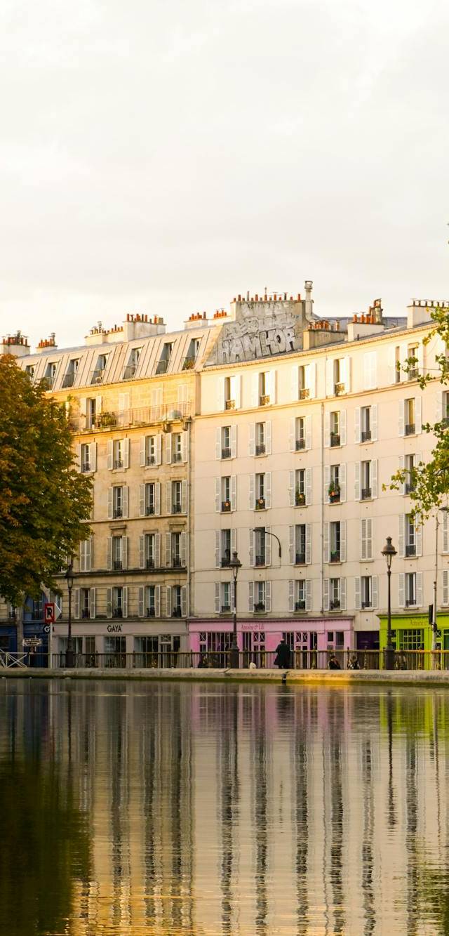 Canal Saint-Martin, Belleville, and Menilmontant in paris
