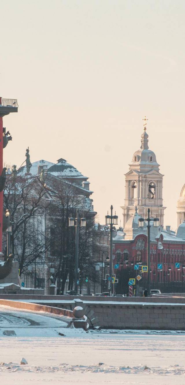 Vasilevsky Island in saint petersburg