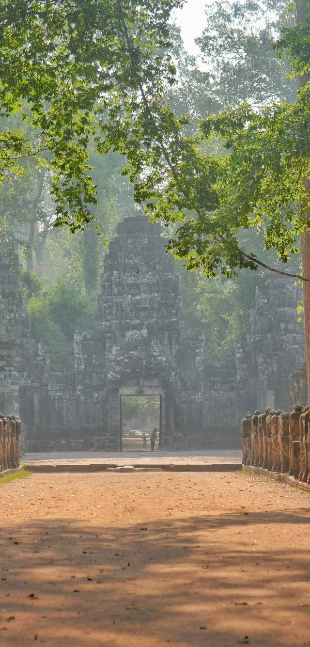 Charles de Gaulle and Royal Gardens in siem reap
