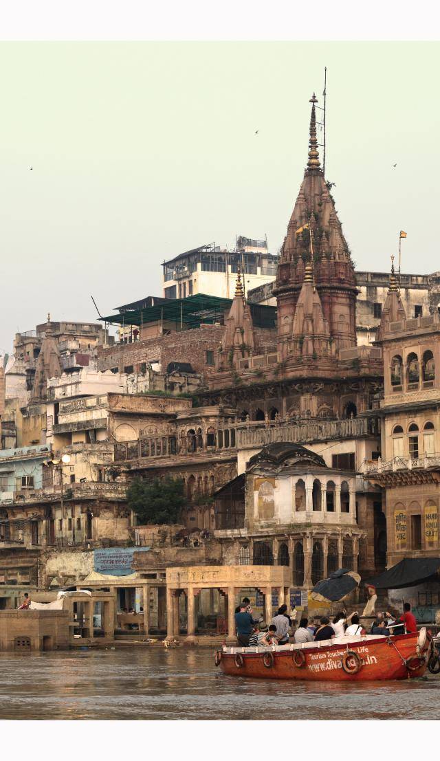 Manikarnika and Kashi Vishwanath corridor in varanasi