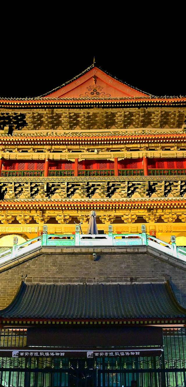 Bell Tower and Luomashi in xian