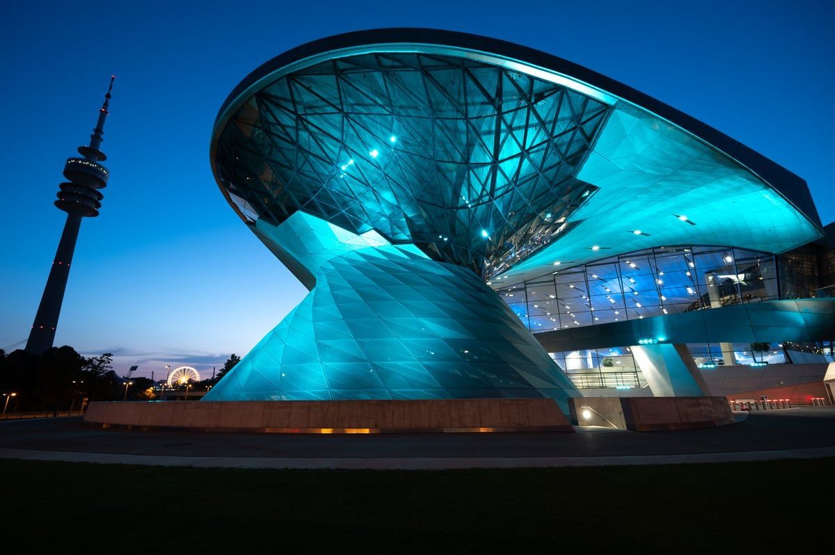 BMW Welt and Olympic Park in Munich