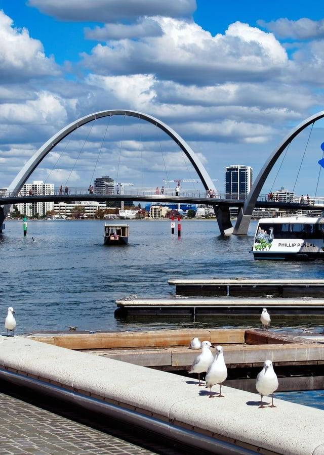 Elizabeth Quay in Perth