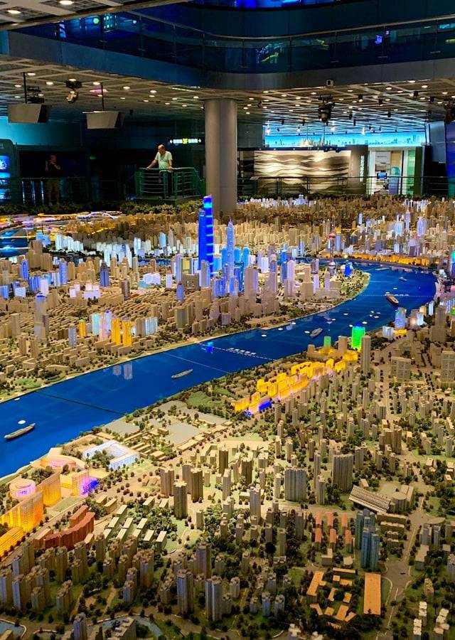 Shanghai Urban Planning Exhibition Center in Shanghai