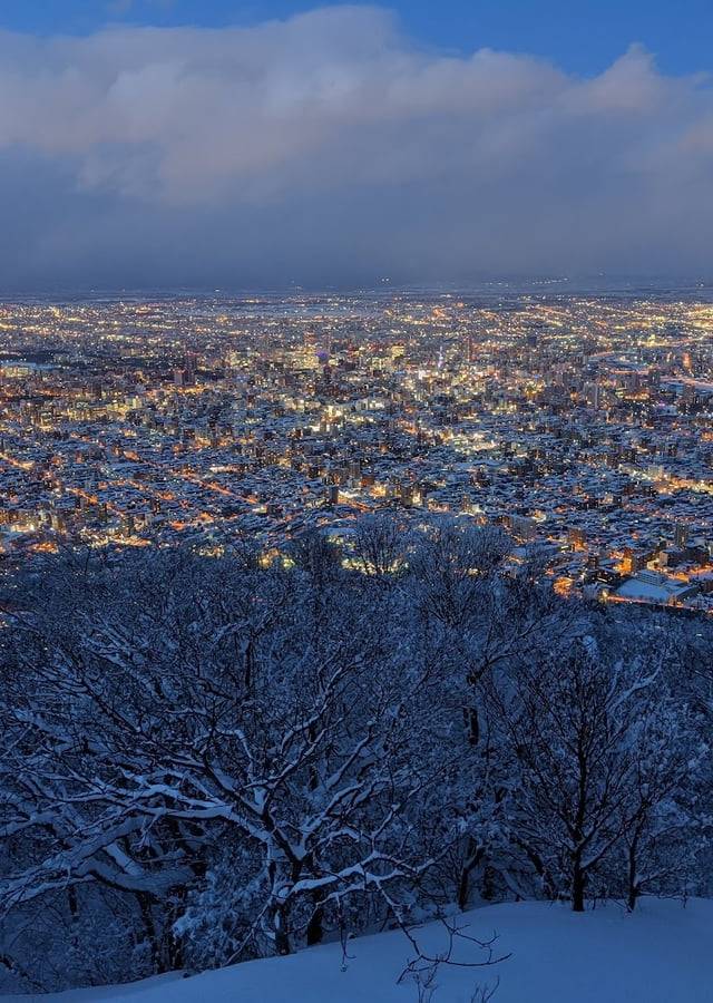 Mount Moiwa in Sapporo