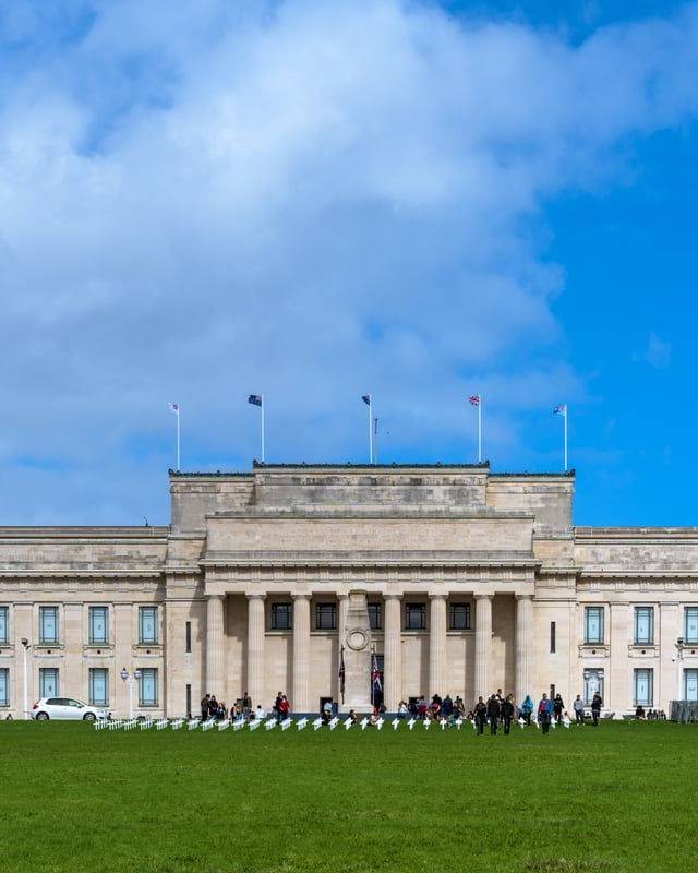 Auckland War Memorial Museum and Auckland Domain in Auckland