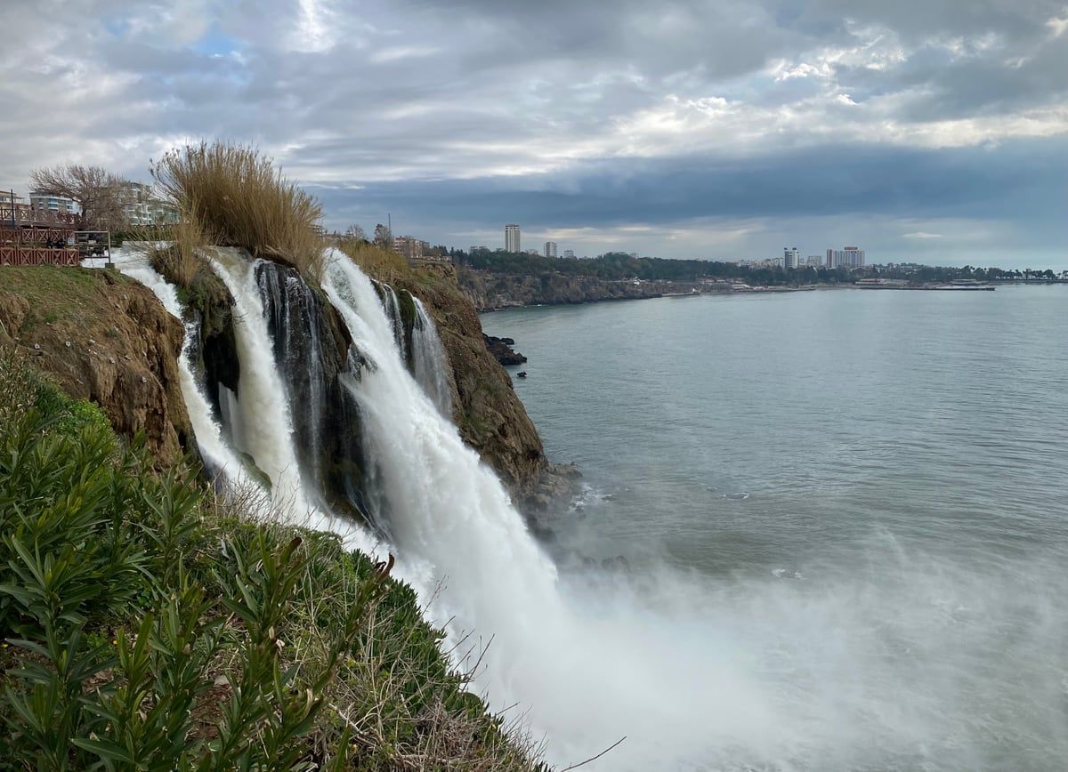 Duden Lower Waterfalls in Antalya