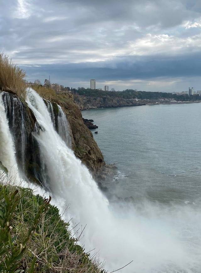 Duden Lower Waterfalls in Antalya