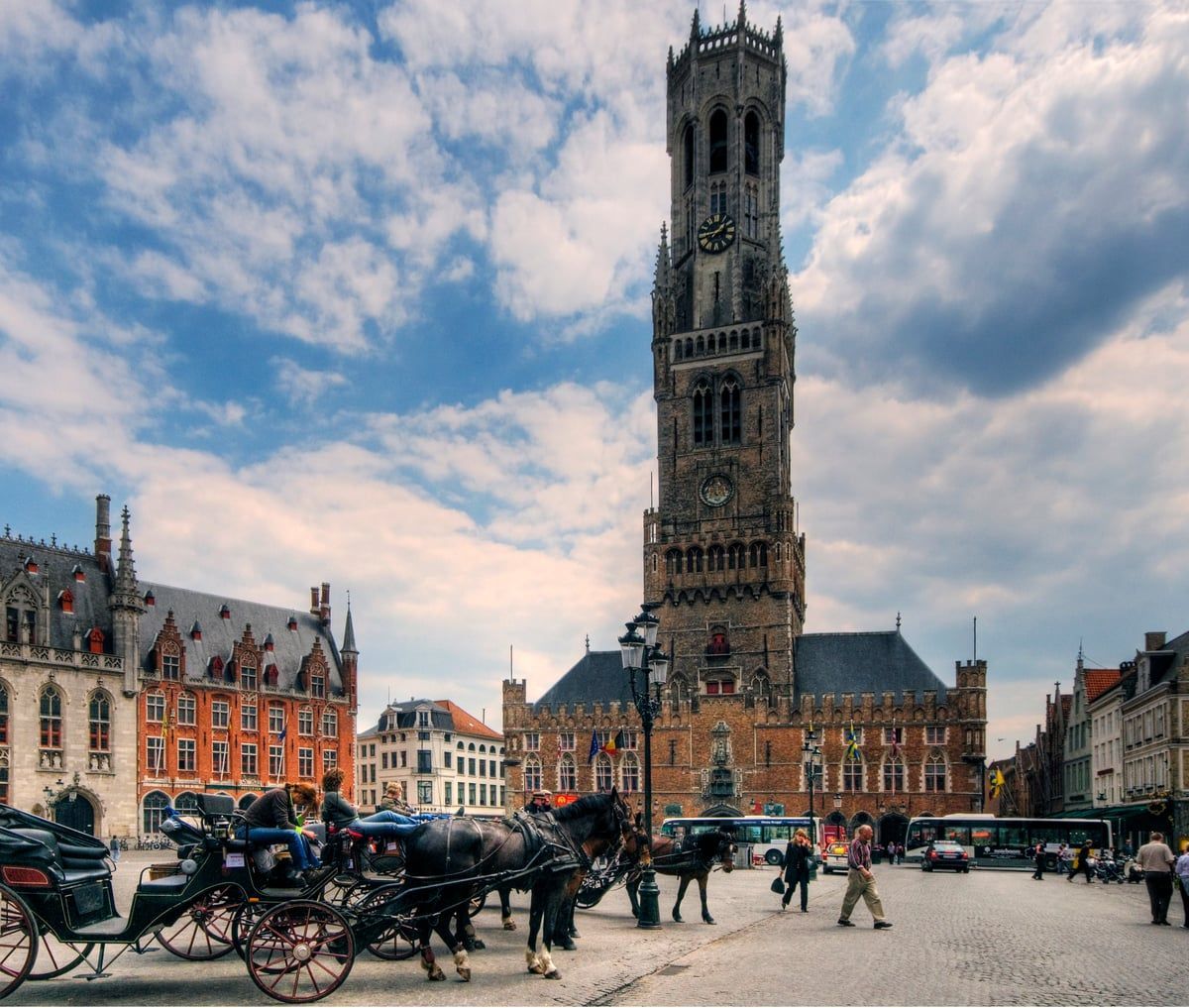 Markt and Belfry in Bruges
