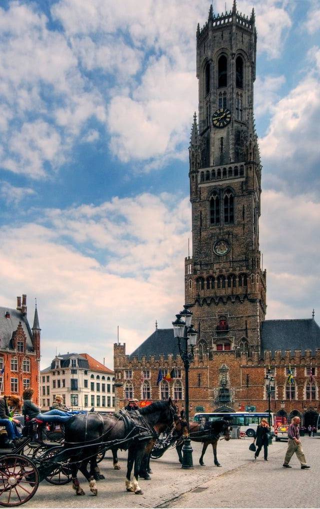 Markt and Belfry in Bruges