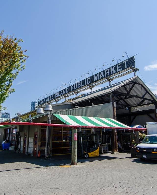 Granville Island Public Market in Vancouver