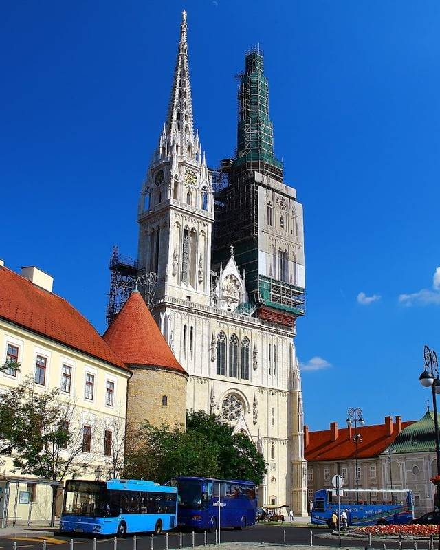 Zagreb Cathedral in Zagreb