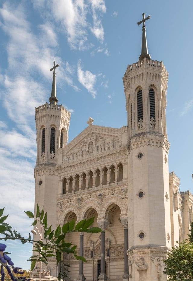 Basilica of Notre-Dame de Fourvière in Lyon