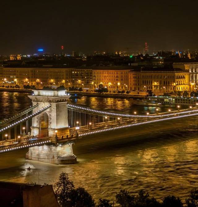 Széchenyi Chain Bridge in Budapest