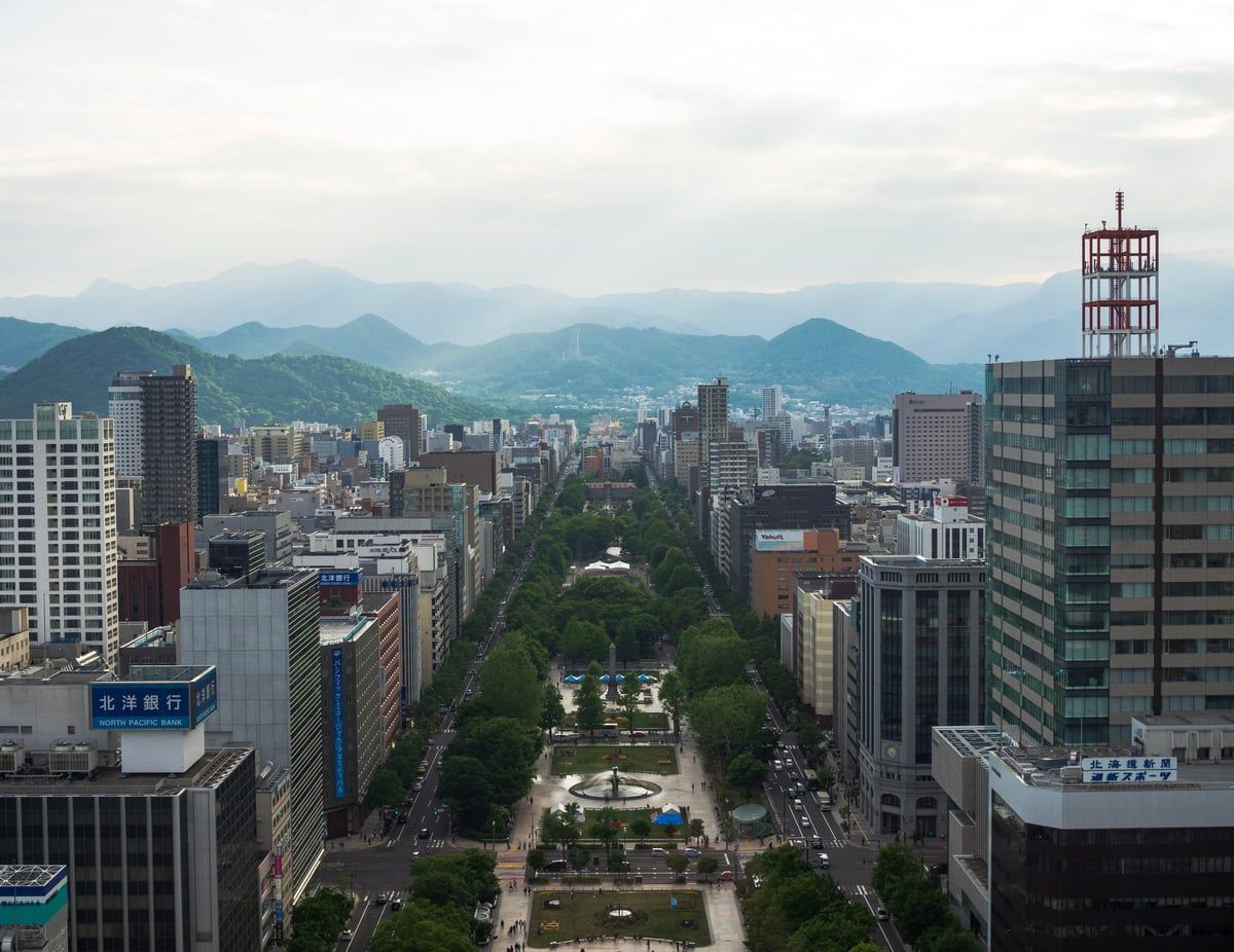 Odori Park in Sapporo