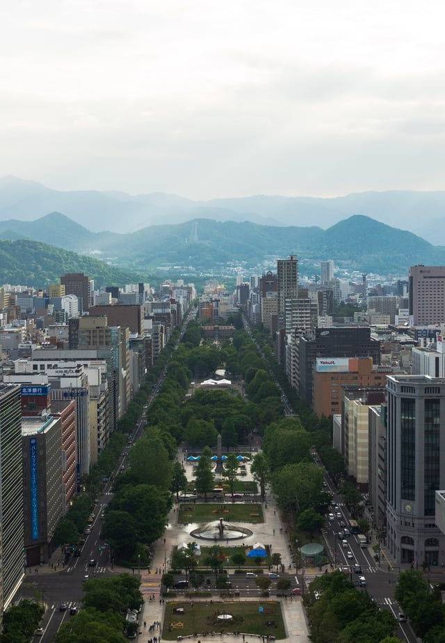 Odori Park in Sapporo