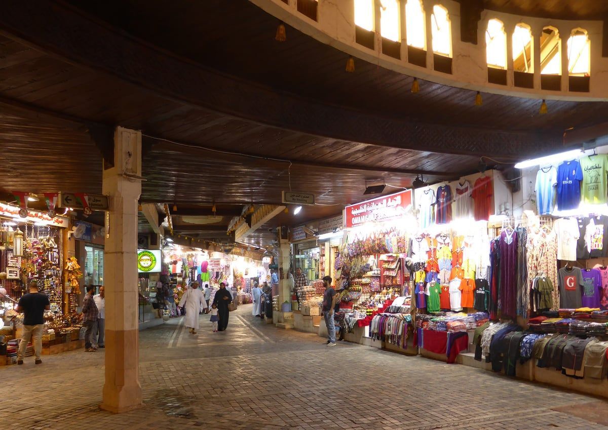 Mutrah Souq in Muscat