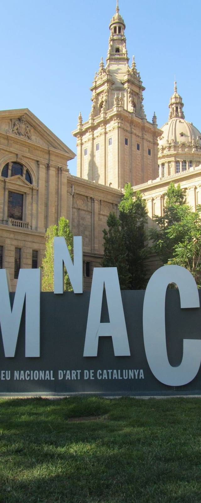 Montjuic and Museu Nacional d'Art de Catalunya in Barcelona
