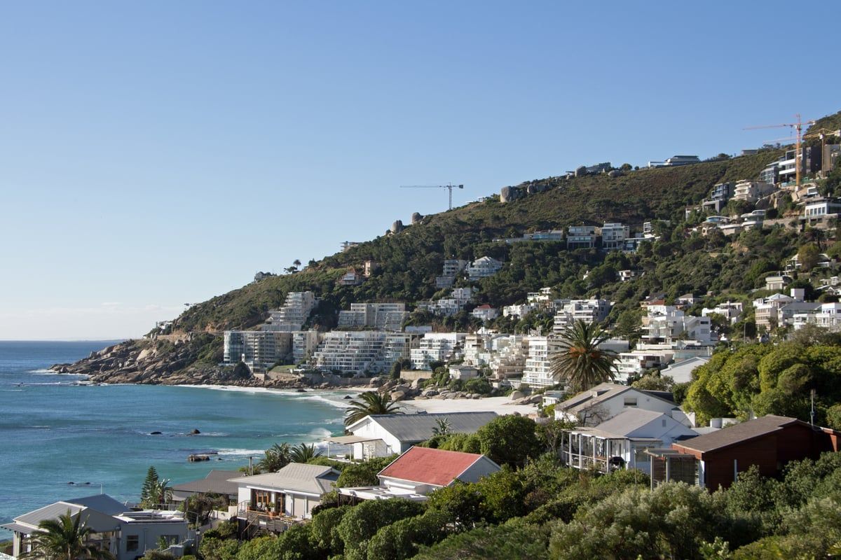 Clifton and Camps Bay beaches in Cape Town