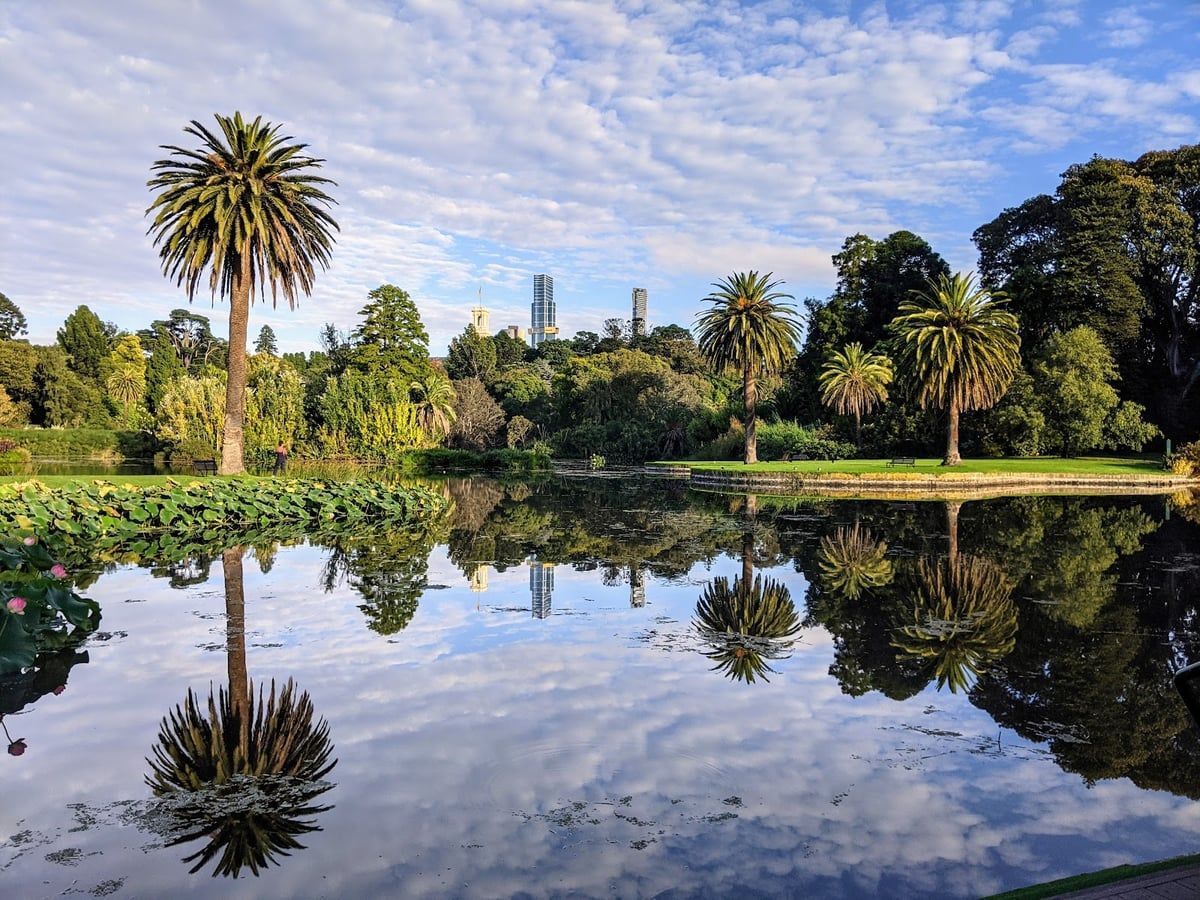 Royal Botanic Gardens Victoria in Melbourne
