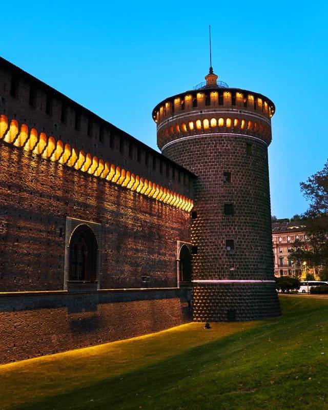 Sforza Castle in Milan