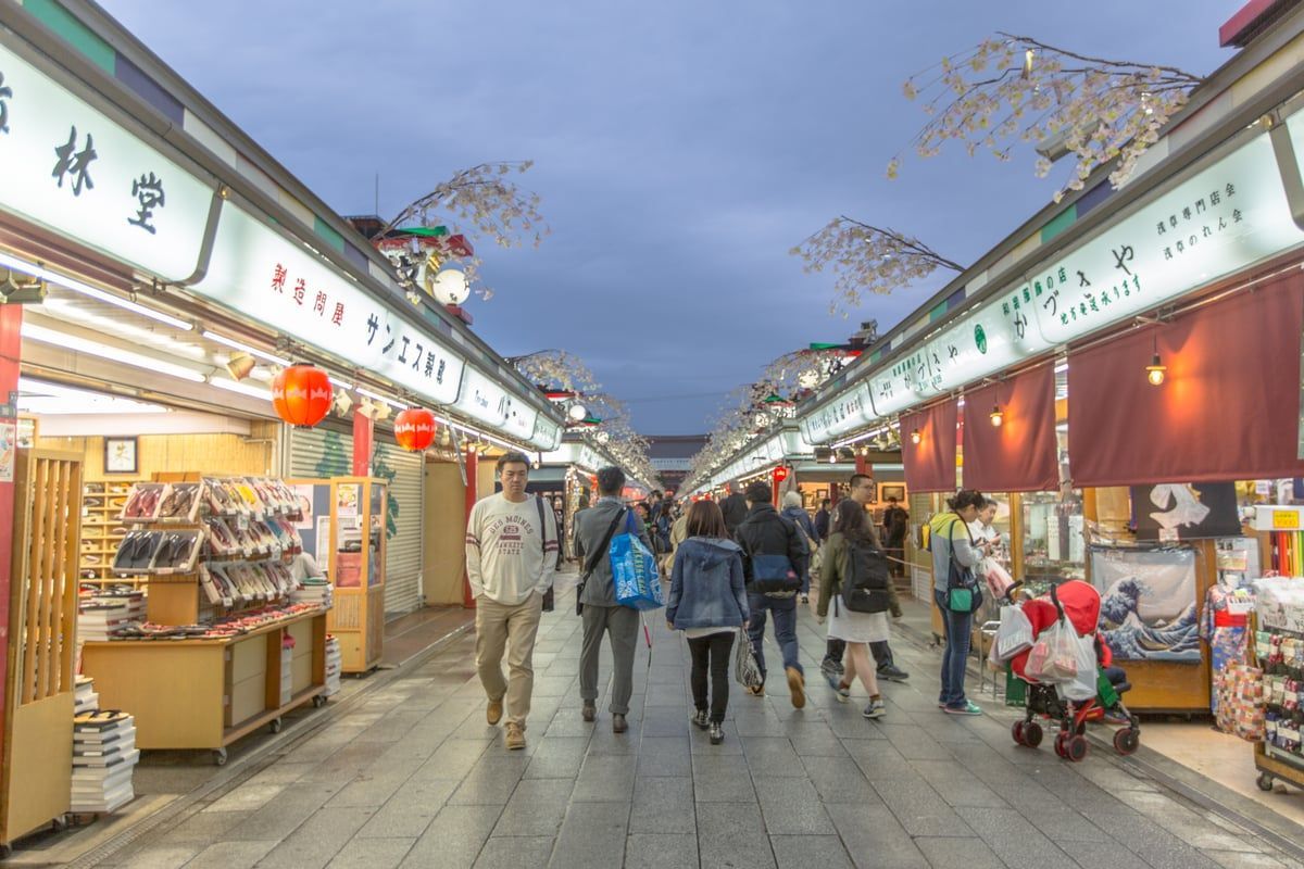 Senso-ji & Nakamise-dori in Tokyo