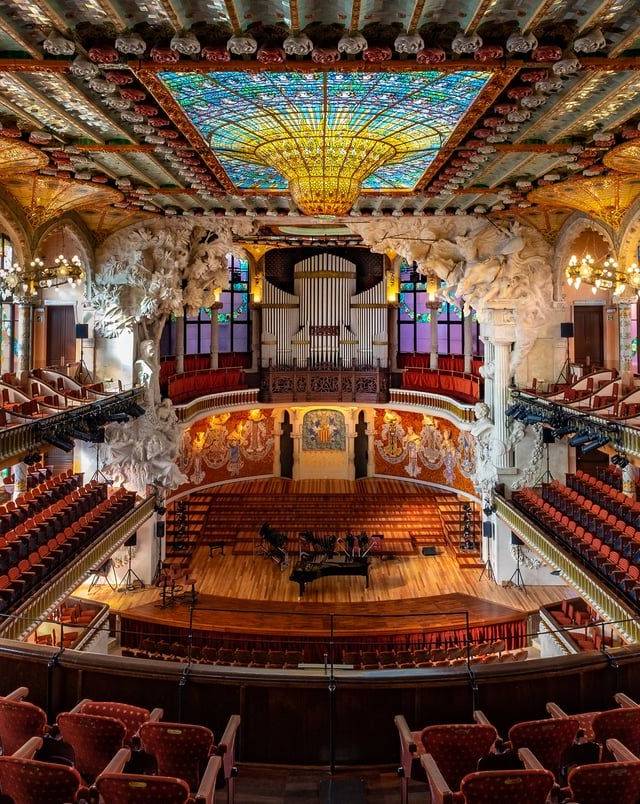 Palau de la Musica Catalana in Barcelona