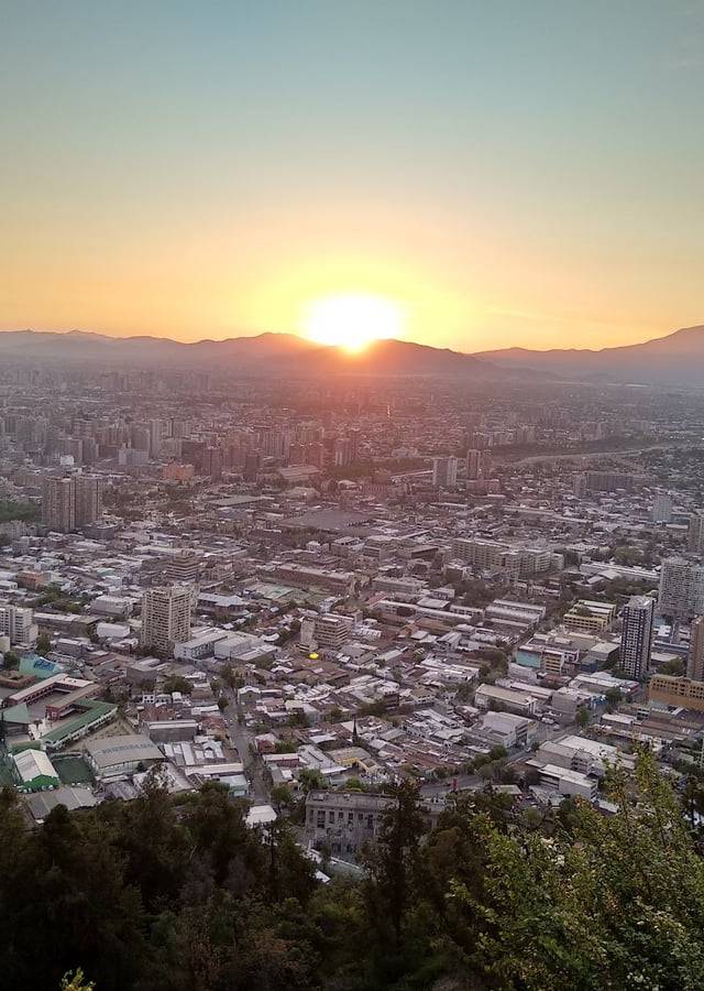 Cerro San Cristobal in Santiago