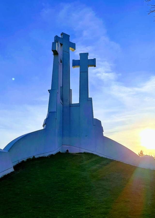 Three Crosses Hill in Vilnius