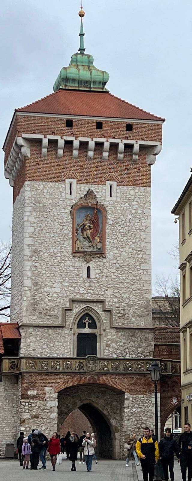 St Florian Gate and the Barbican in Krakow