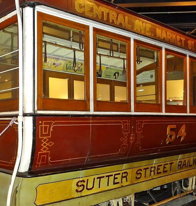 Cable Cars and Cable Car Museum in San Francisco