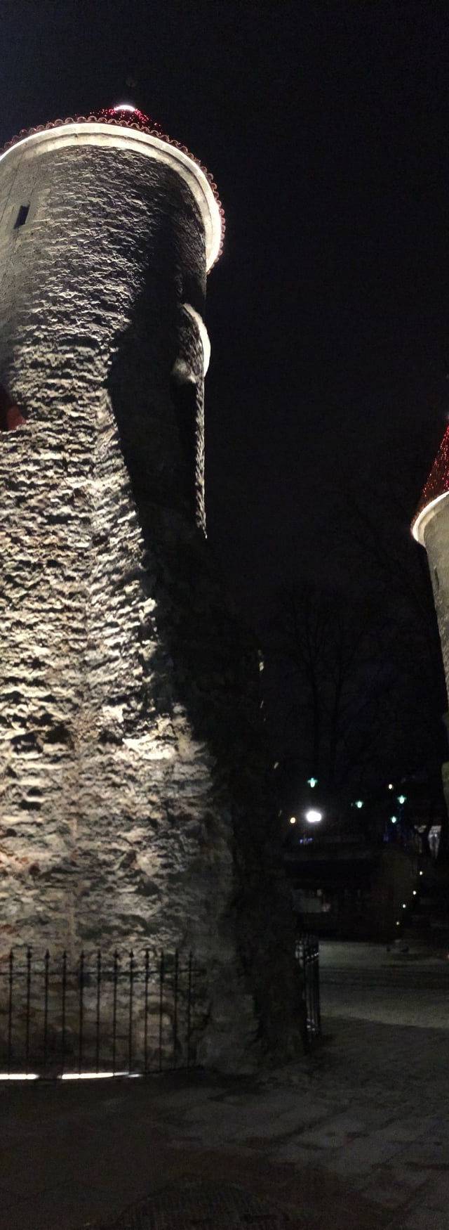 Viru Gate and City Wall in Tallinn