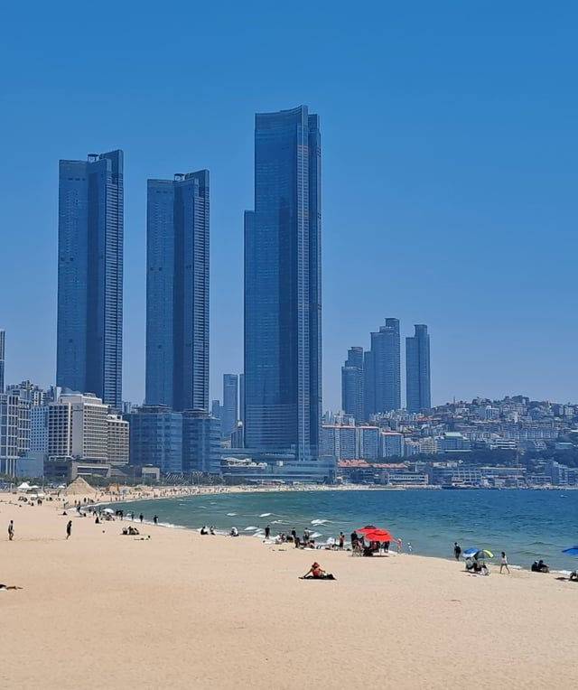 Haeundae Beach in Busan