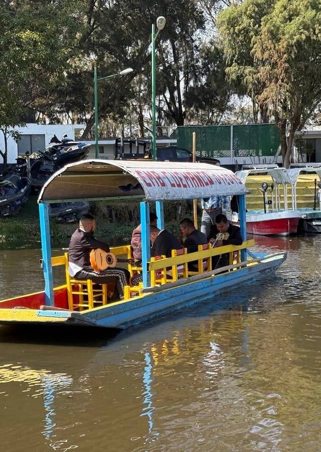 Xochimilco canals in Mexico City