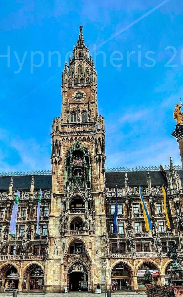 Marienplatz and Neues Rathaus in Munich