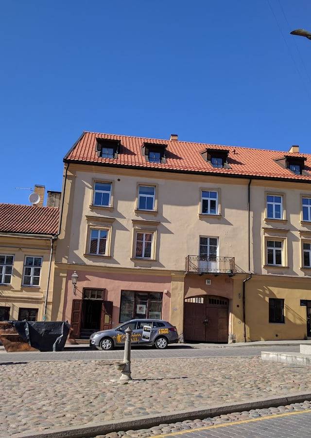 Uzupis Constitution and Angel in Vilnius