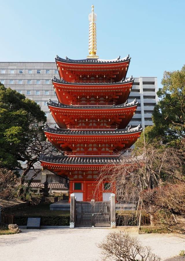 Tochoji Temple in Fukuoka