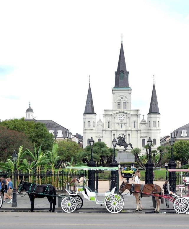 French Quarter and Jackson Square in New Orleans