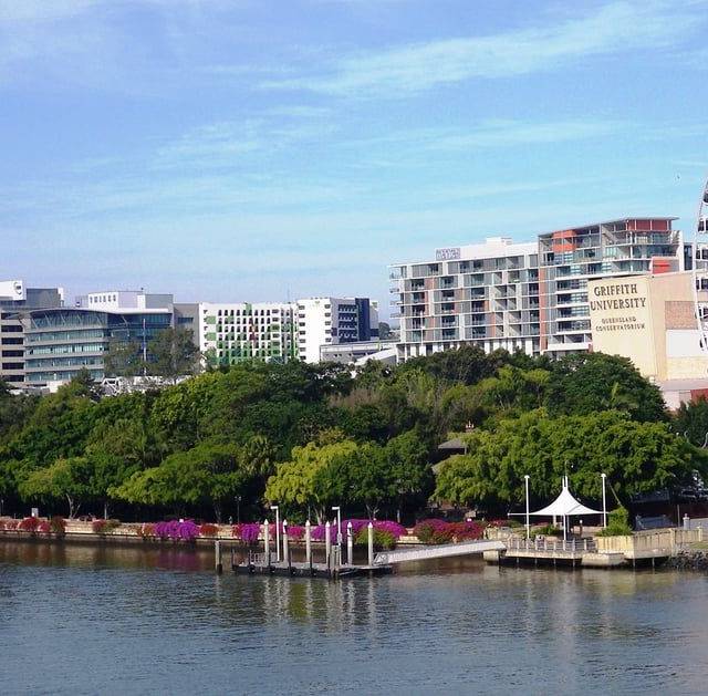 South Bank Parklands in Brisbane