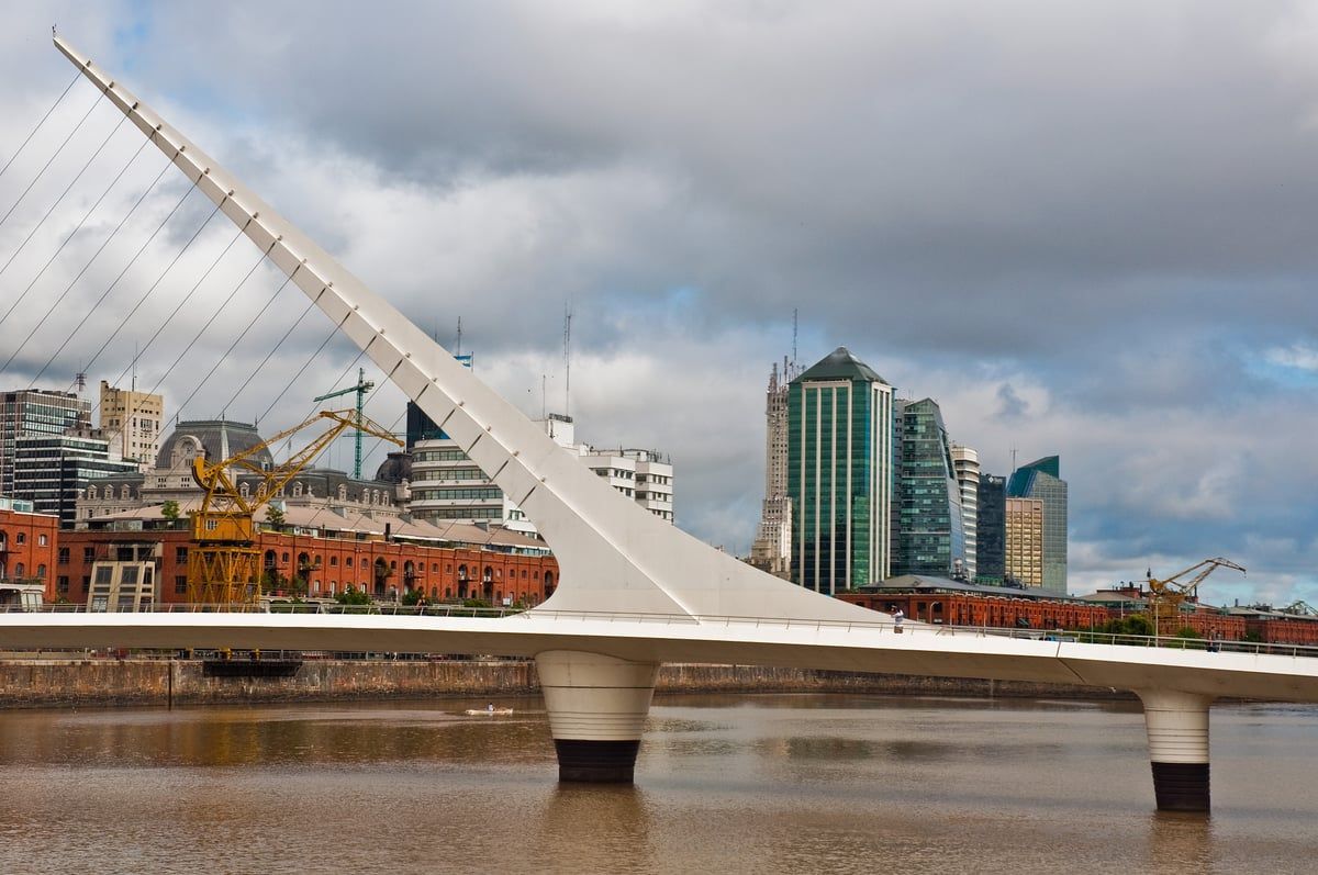 Puente de la Mujer in Buenos Aires