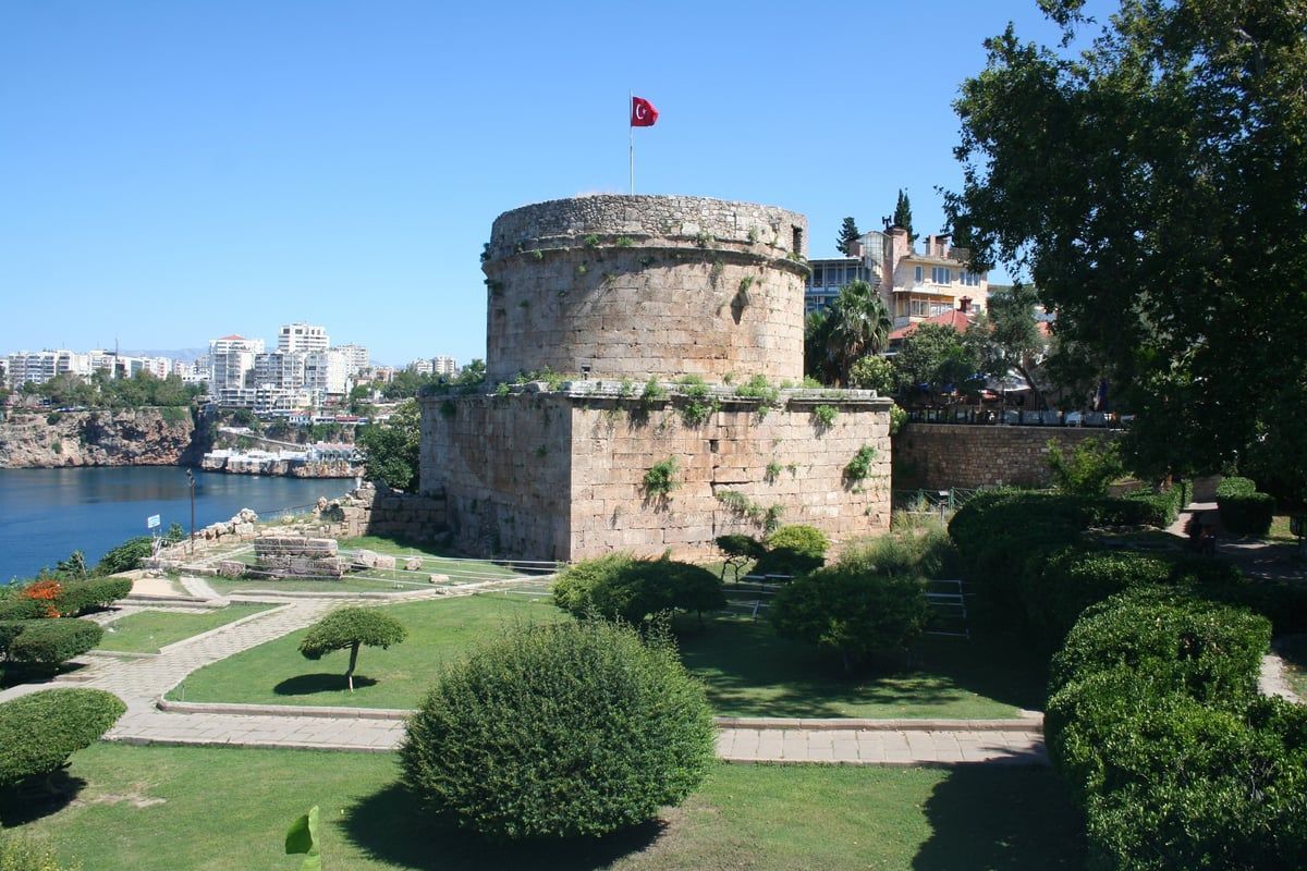 Hidirlik Tower in Antalya