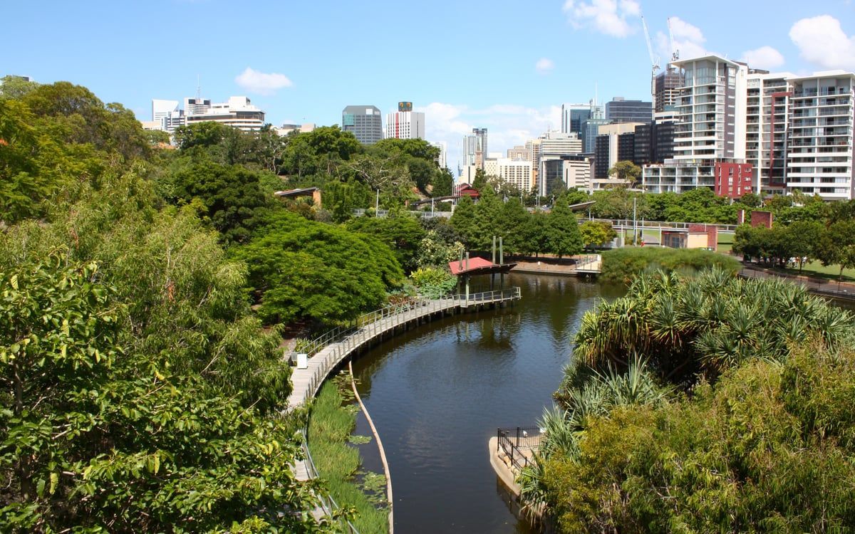 Roma Street Parkland in Brisbane