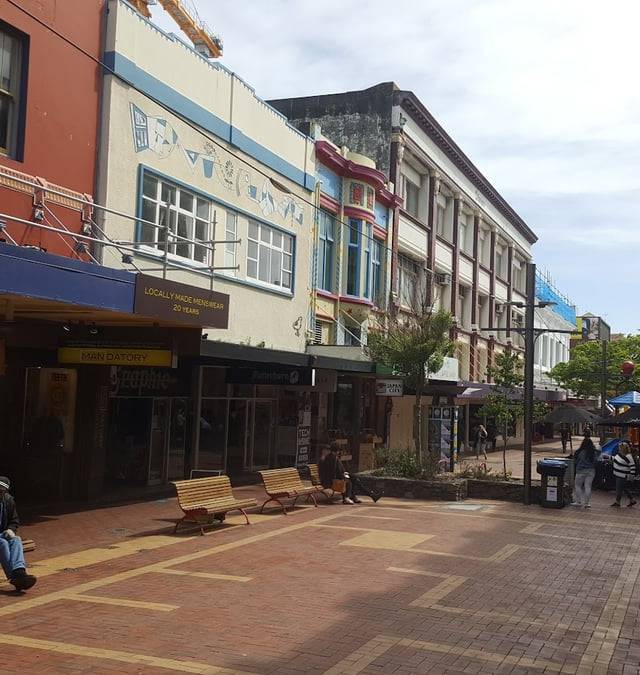 Cuba Street in Wellington